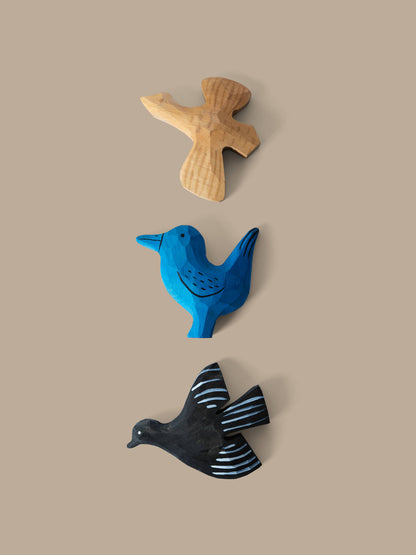 Zestaw magnesów Bird Hand-carved Magnets BIRD