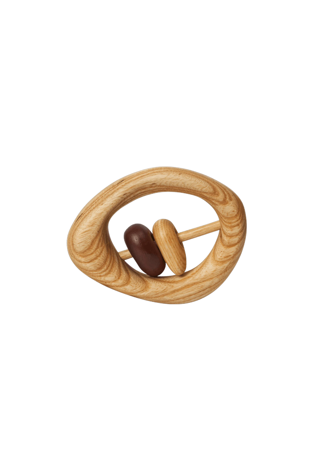 Drewniana grzechotka Pebble Rattle
