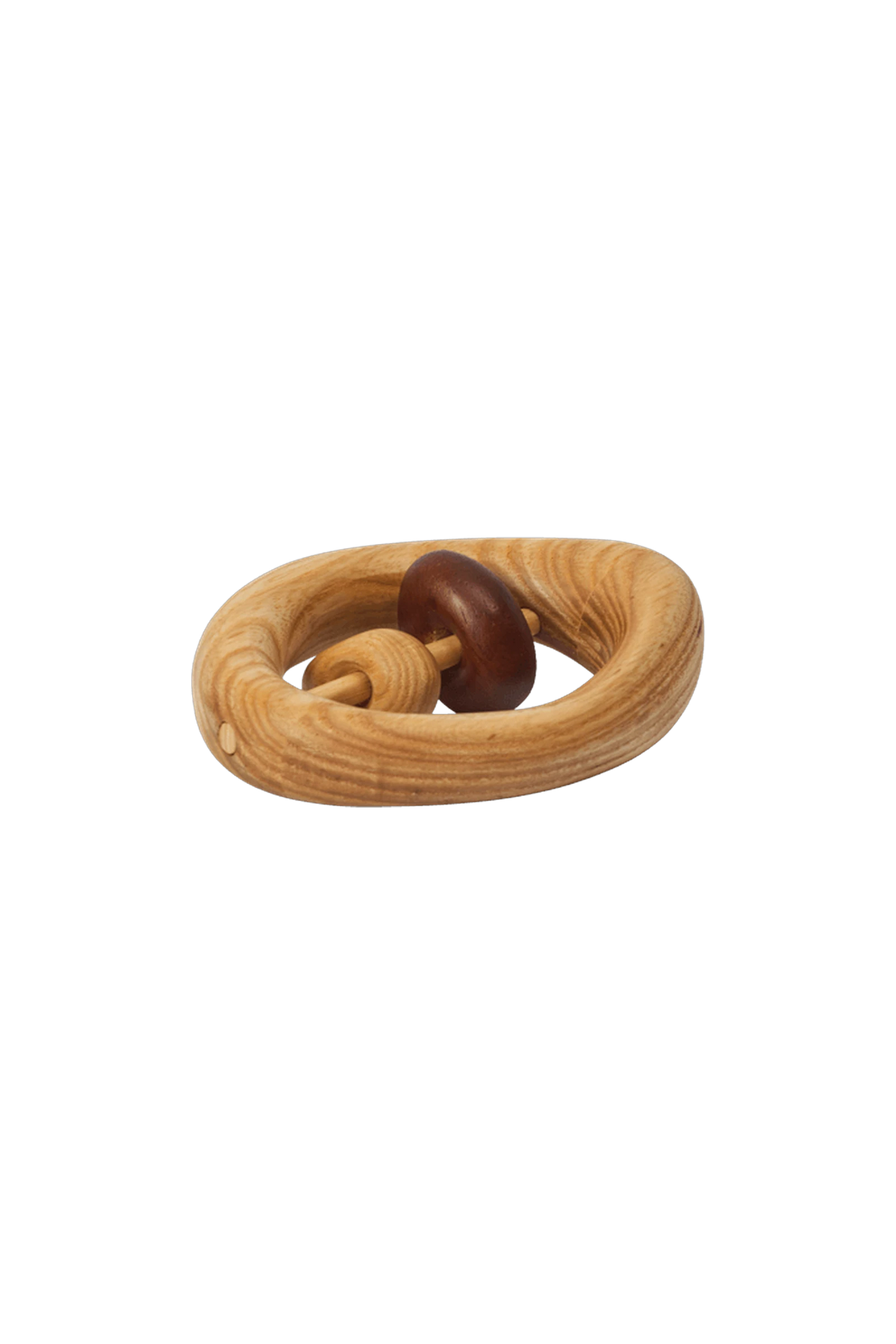 Drewniana grzechotka Pebble Rattle