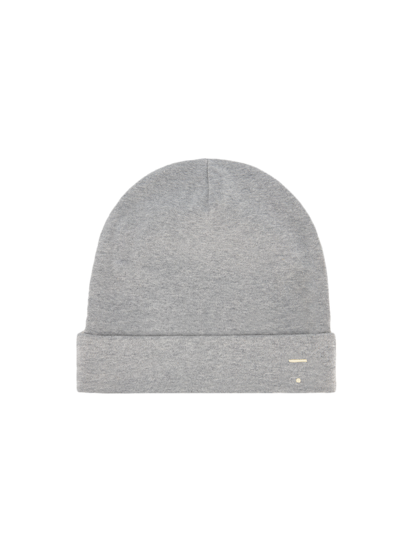 bawełniana czapka Kids Beanie grey melange