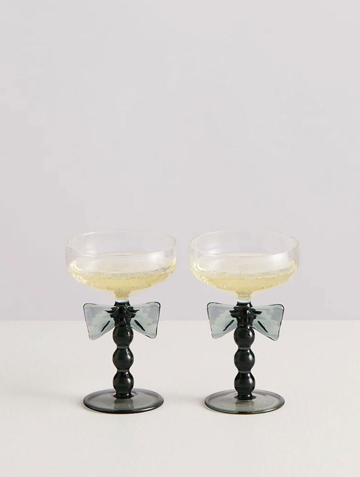 Komplet kieliszków Black Bow Coupes Maison Balzac BÉBÉ Concept 