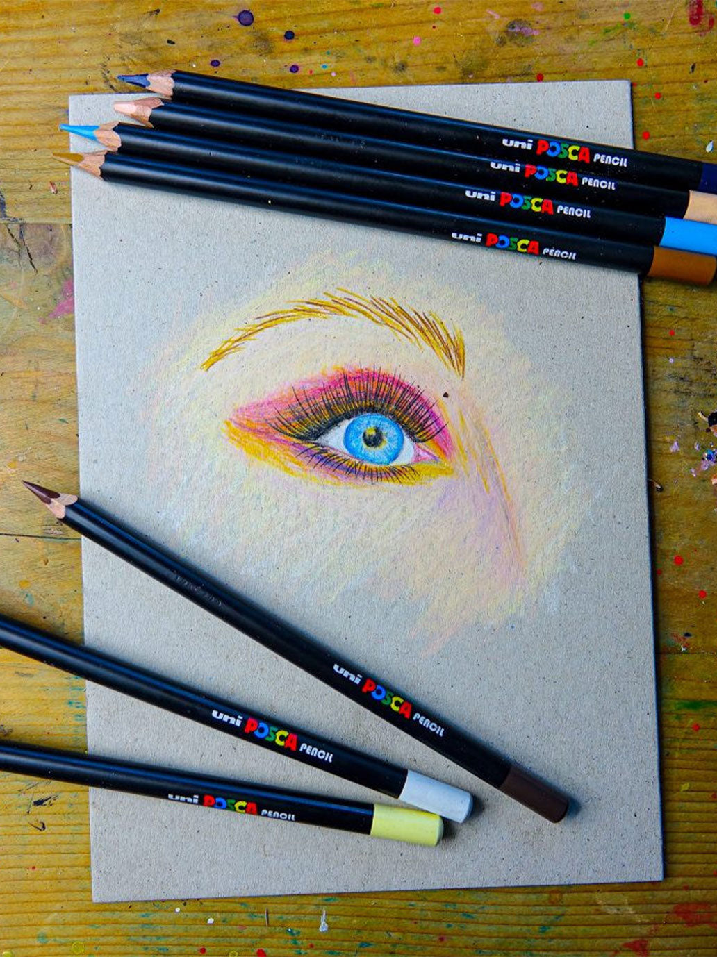 Zestaw kredek ołówkowych POSCA UNI BÉBÉ Concept 