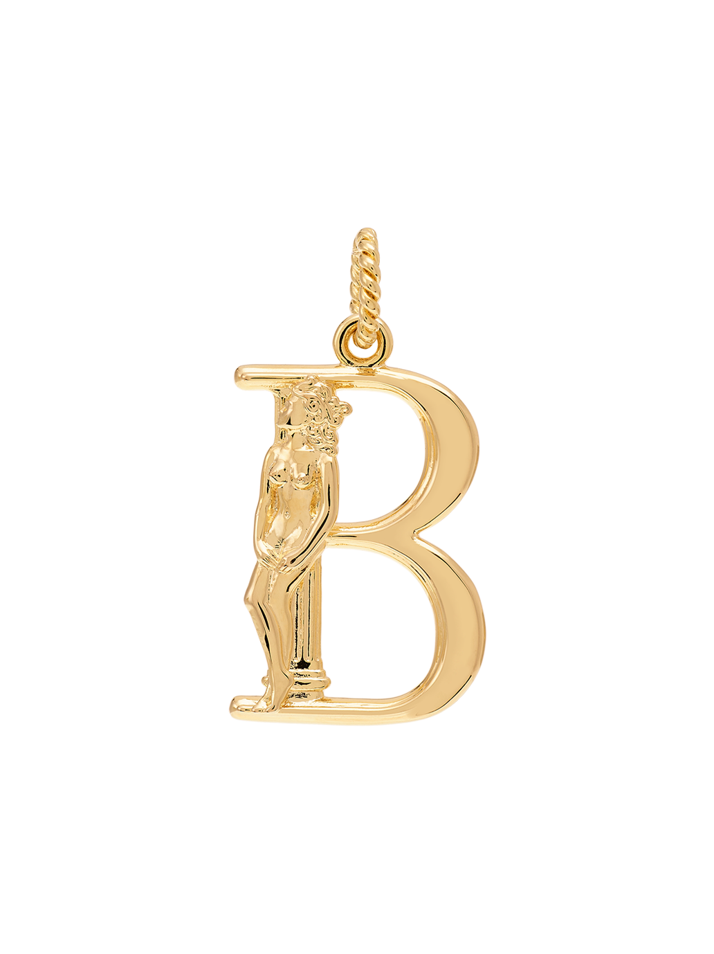 Pozłacana zawieszka Initial Muse Necklace Charm B