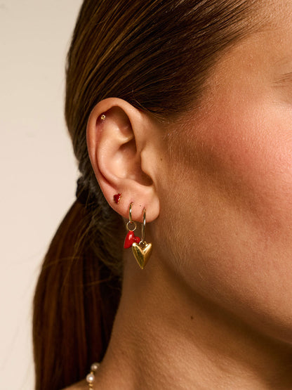 Kolczyk Heart Beat Ring Earring Anna + Nina BÉBÉ Concept 