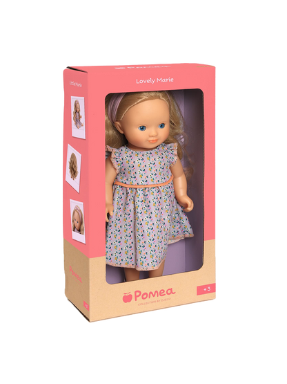 Lalka z ruchomymi powiekami Lovely Pomea Djeco BÉBÉ Concept 