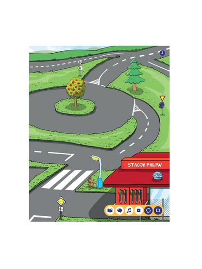 Zeszyt z naklejkami: Transport Albi BÉBÉ Concept 