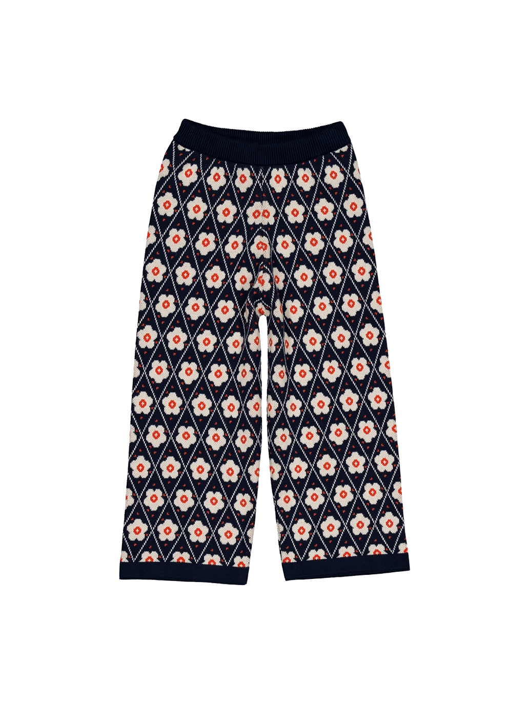 Mathilda pants Navy Flower Hello Simone BÉBÉ Concept 