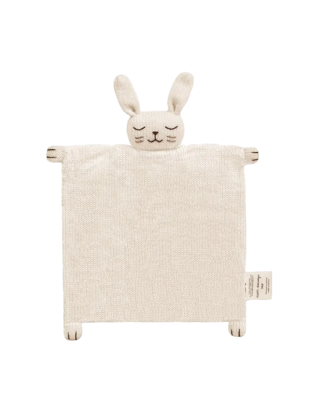 PIerwsza przytulanka Knitted Cuddle Cloth Main Sauvage BEBE Concept 