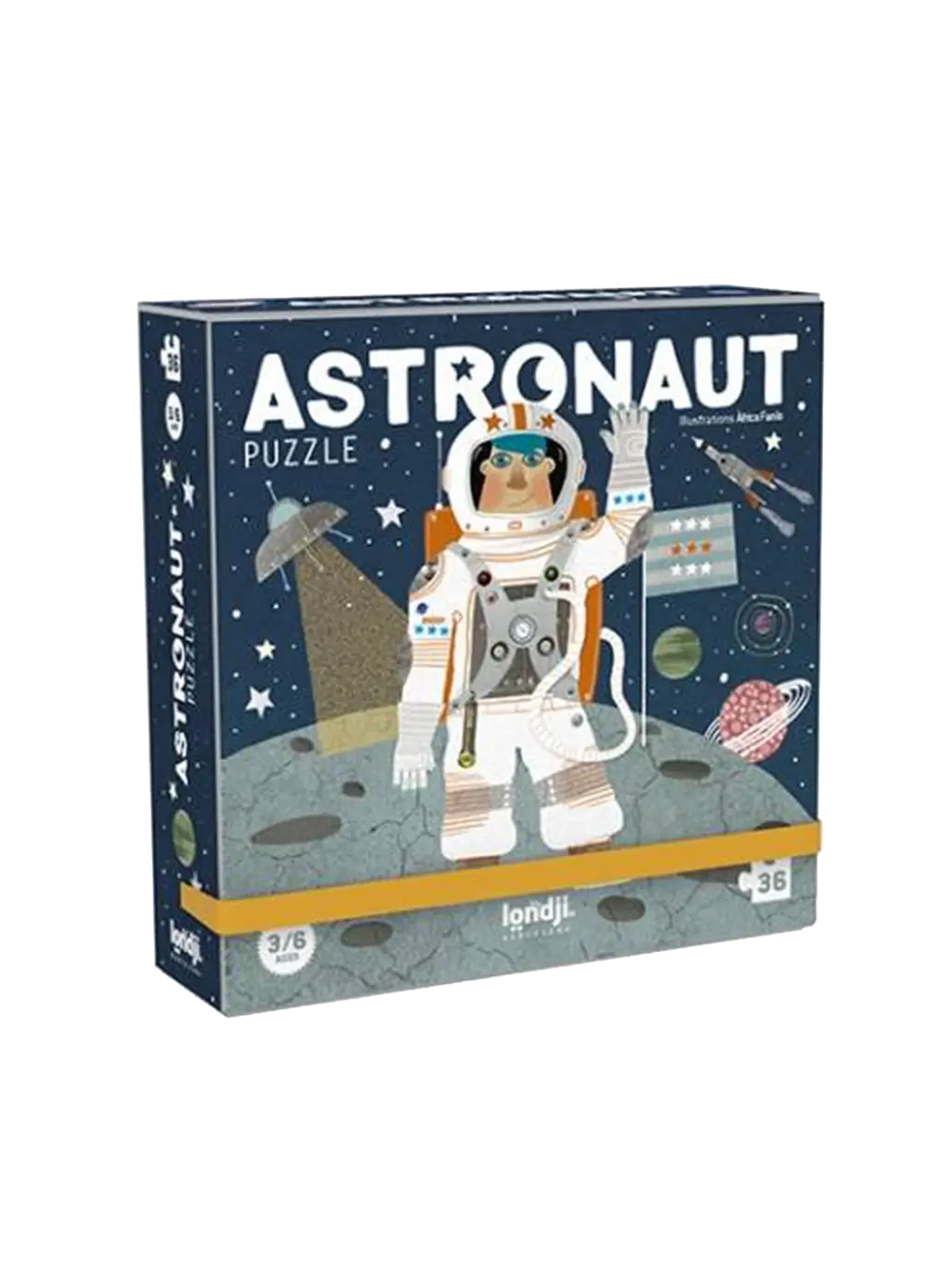 Puzzle kieszonkowe dla dzieci Astronaut Londji BÉBÉ Concept