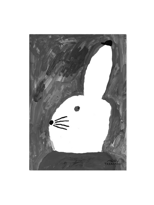 Plakát králík s malým kloboukem 