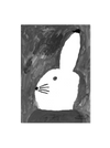 Кролик з невеликим капелюхом плакат 