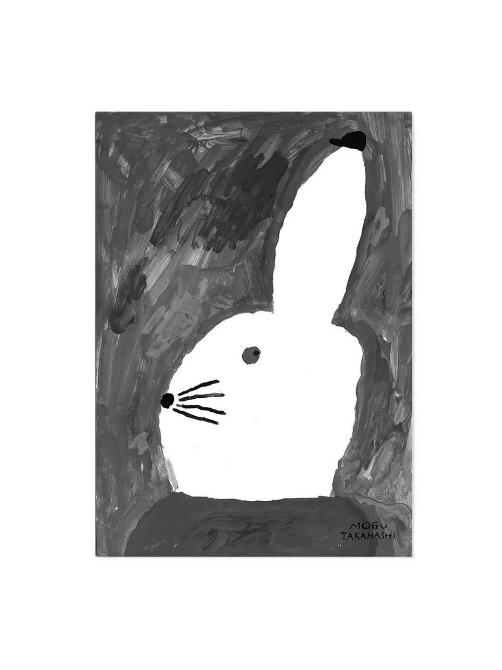 Plakát králík s malým kloboukem 