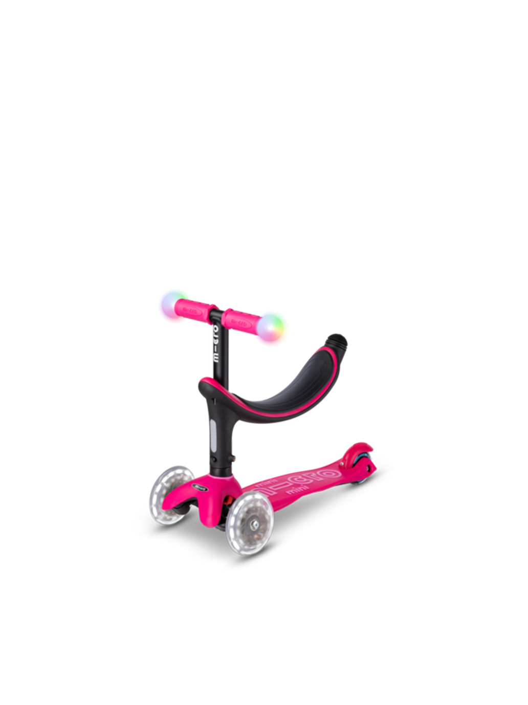 Hulajnoga Mini2Grow Deluxe Magic LED 4w1 Micro BÉBÉ Concept 