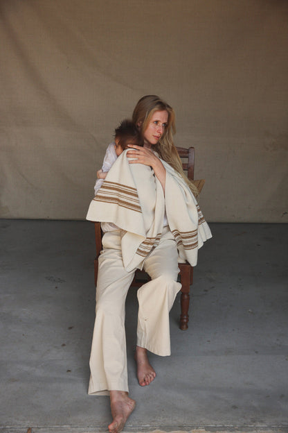 kocyk z wełny merino Gilbert Hvid BÉBÉ Concept