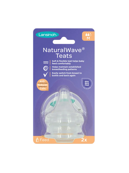smoczki do szklanej butelki Lansinoh Natural Wave® 2 szt Lansinoh BÉBÉ Concept