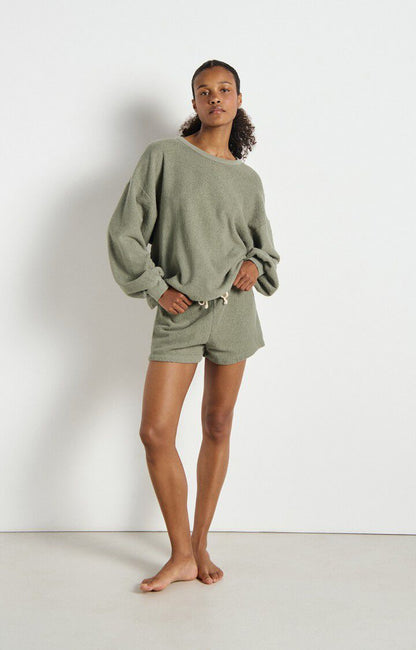 Damskie spodenki z efektem bouclé Bobypark American Vintage BÉBÉ Concept 