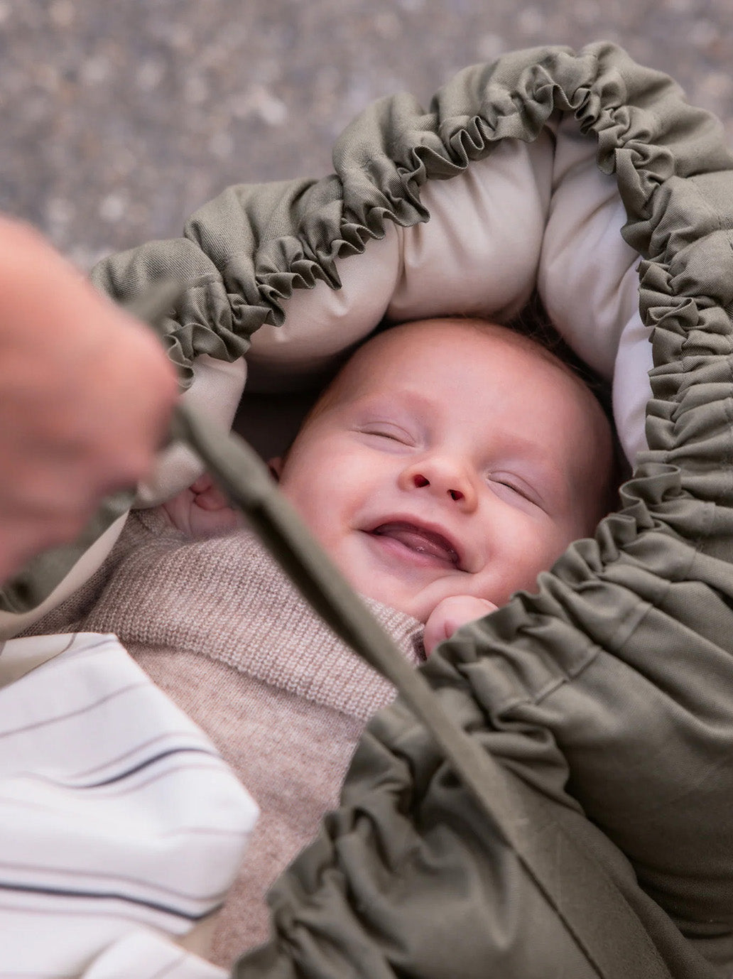 Gniazdko niemowlęce Sebra 3-in-1 Baby Nest Sebra BÉBÉ Concept 