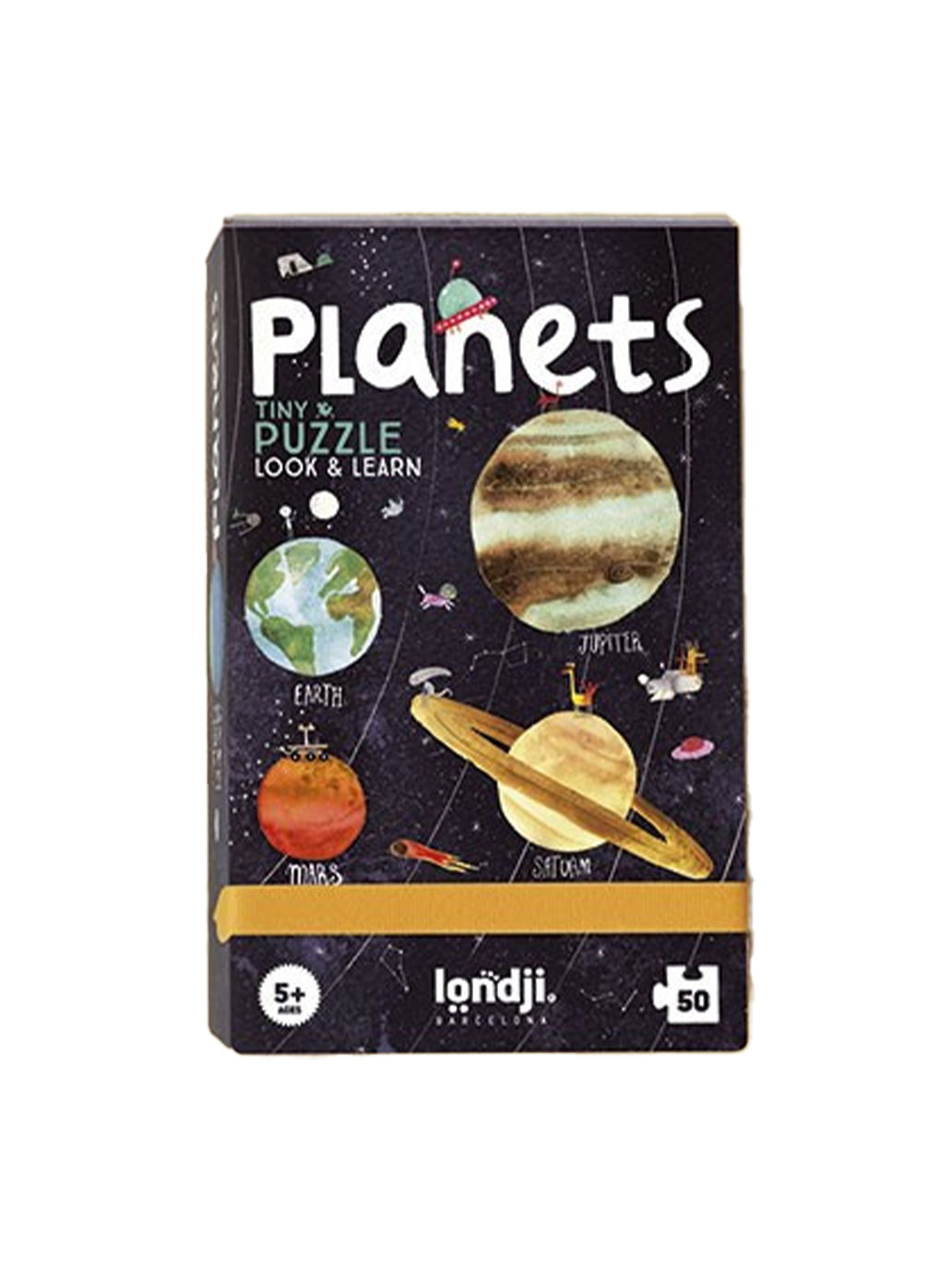 Puzzle kieszonkowe z grą obserwacyjną Planety Londji BÉBÉ Concept 