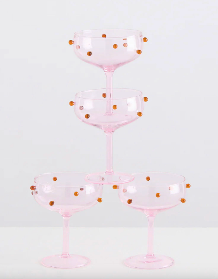 Komplet kieliszków Pomponette Coupes Maison Balzac BÉBÉ Concept 