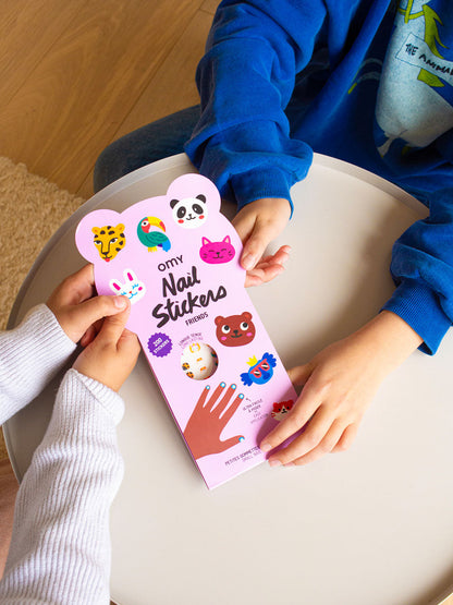 Naklejki na paznokcie dla dzieci 200 sztuk OMY BÉBÉ Concept 
