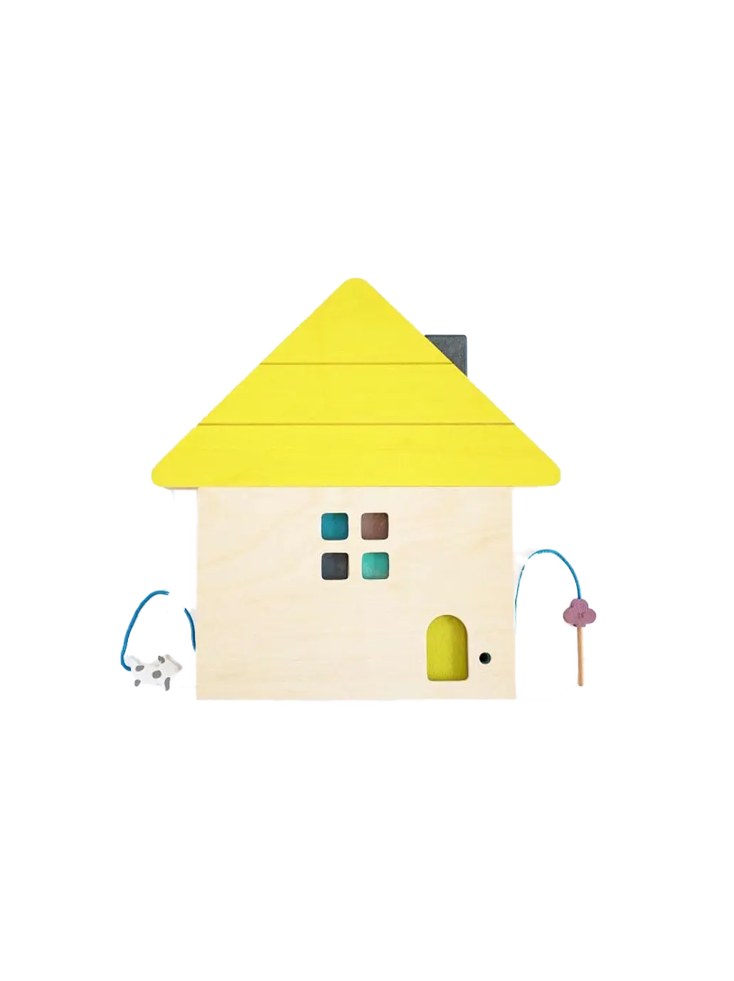 klocki w drewnianym domku Tsumiki Kiko+ &amp; gg BÉBÉ Concept
