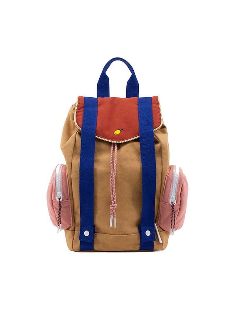 Бавовняний рюкзак з кишенями
