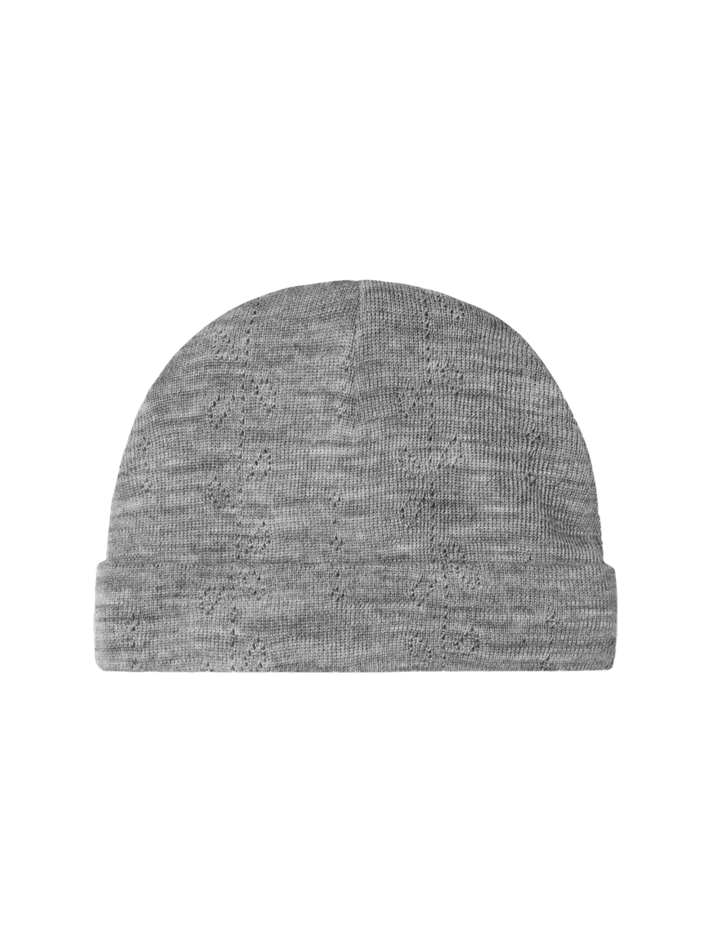 Czapeczka niemowlęca z merino Aiko Pointelle MarMar Copenhagen BÉBÉ Concept 