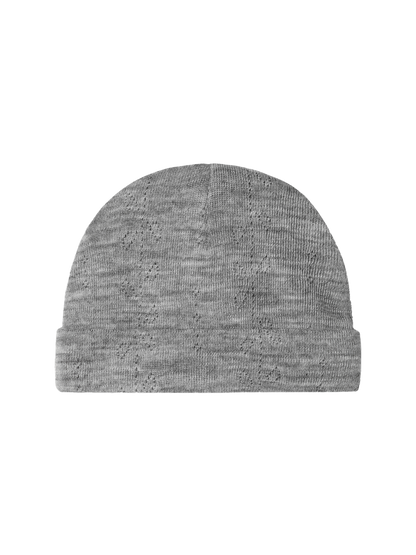 Czapeczka niemowlęca z merino Aiko Pointelle MarMar Copenhagen BÉBÉ Concept 