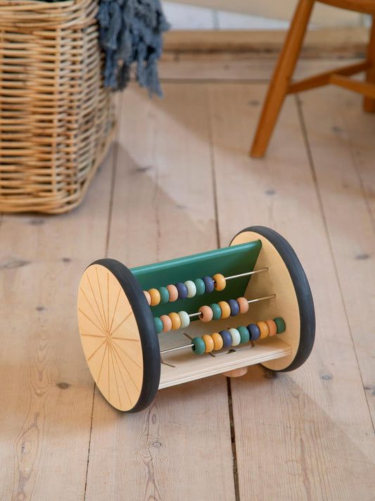 Drewniana zabawka edukacyjna Activity Roller