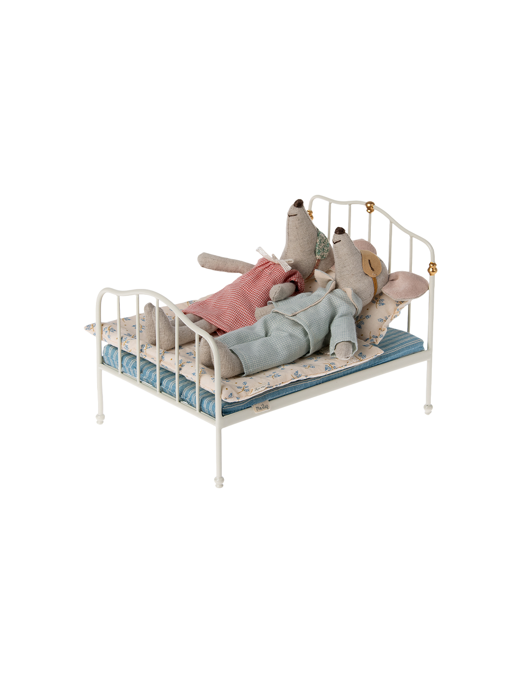 Вінтажна мініатюрна двоспальне ліжко
