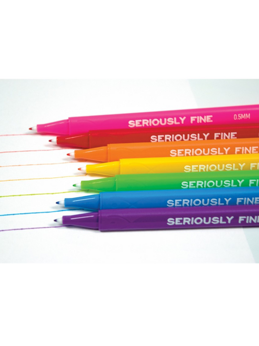 Тонкі ручки 0,7 мм Seriously Fine 36 кольорів
