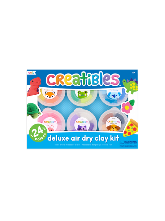 Глина для ліплення Creatibles Air Dry Clay Kit 24 кольори