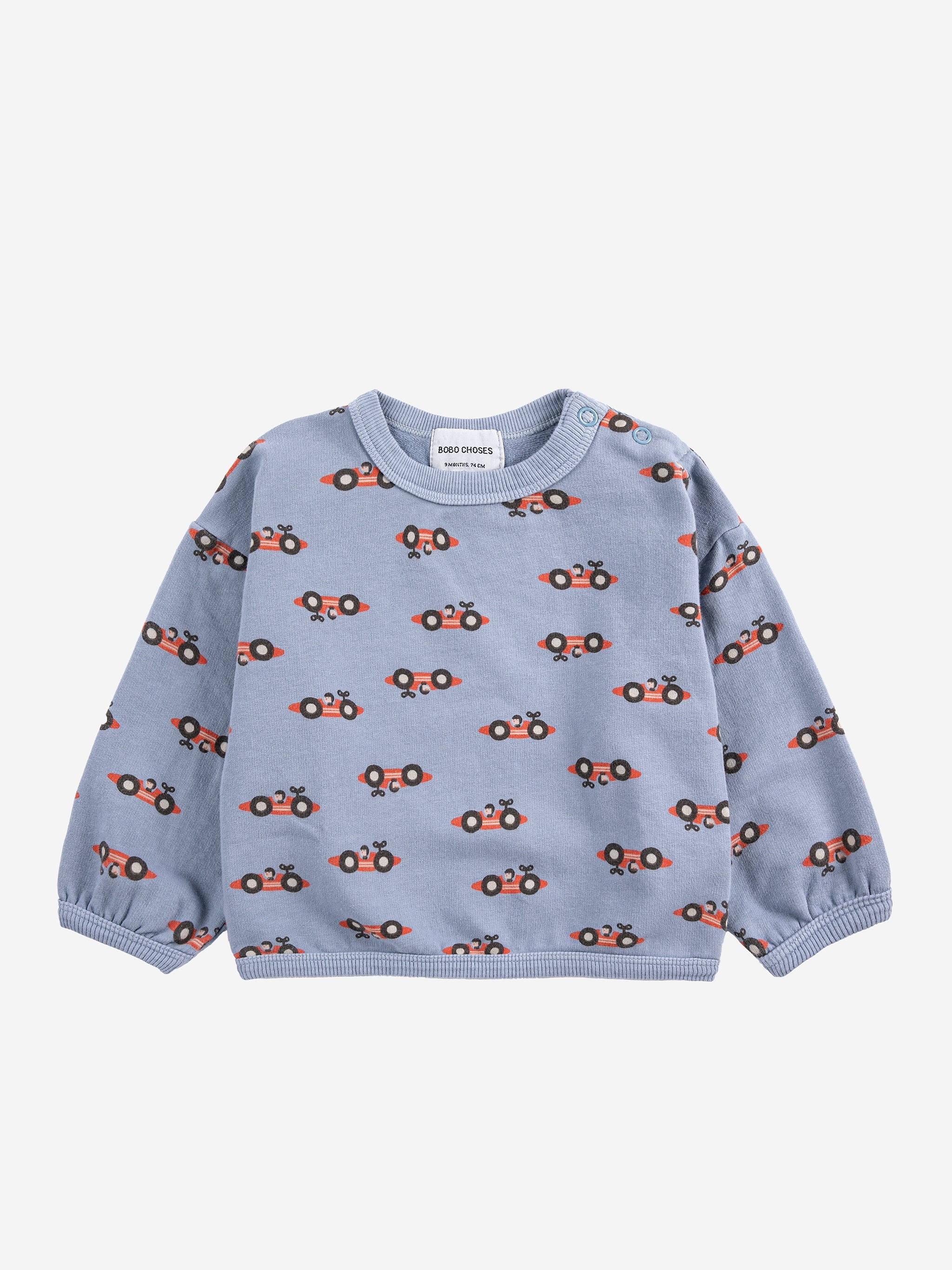 Race Car all over sweatshirt Baby Bobo Choses BÉBÉ Concept 