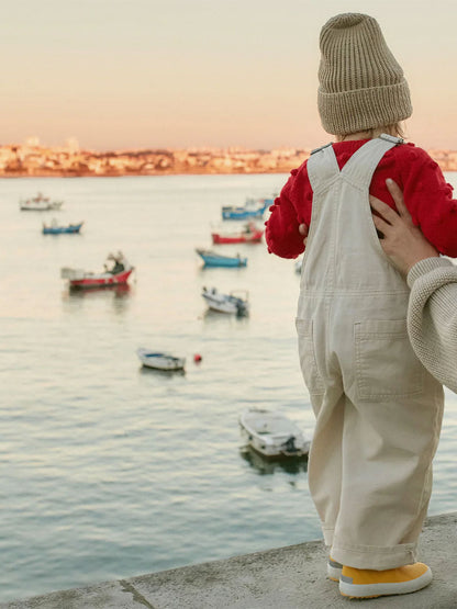 Sweterek popcorn z wełny merino Mille Family BÉBÉ Concept 