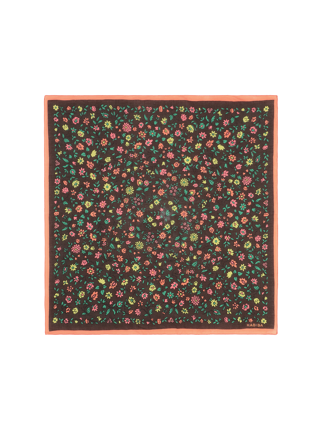 Bawełniana bandana Hilma COFFEE