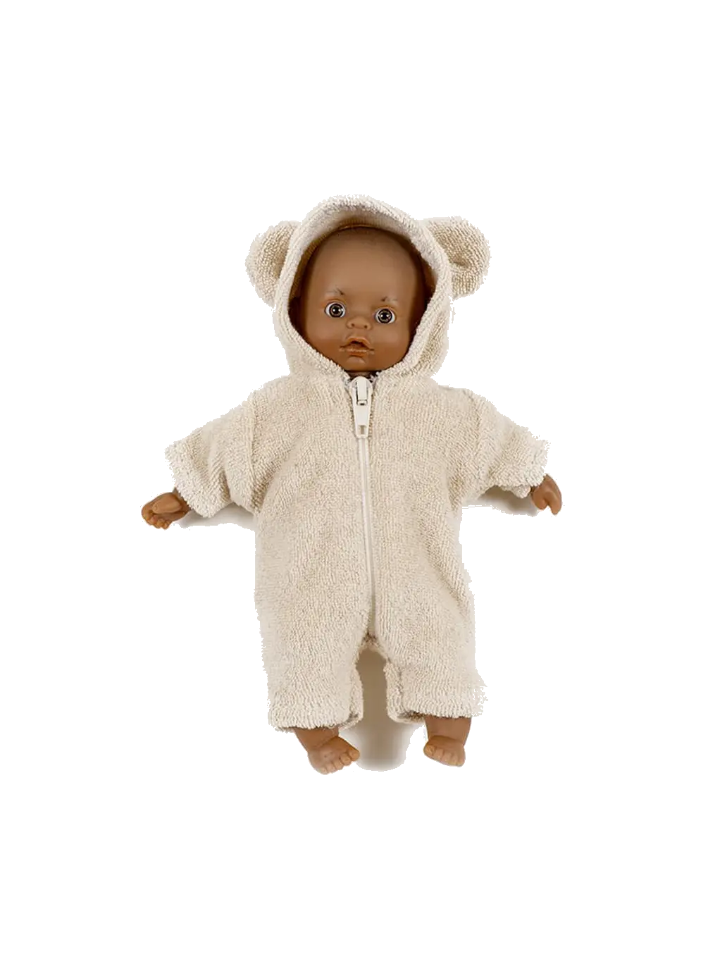 Mini laleczka 17 cm w kombinezonie z uszkami Minikane BÉBÉ Concept 