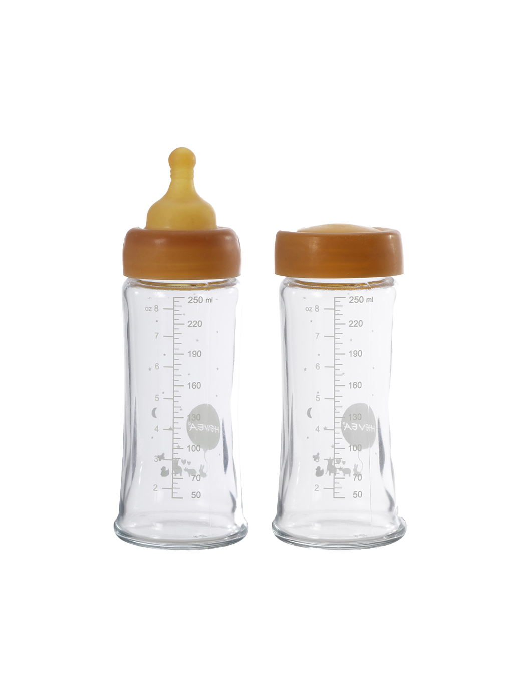 2 упаковки дитячих скляних пляшечок