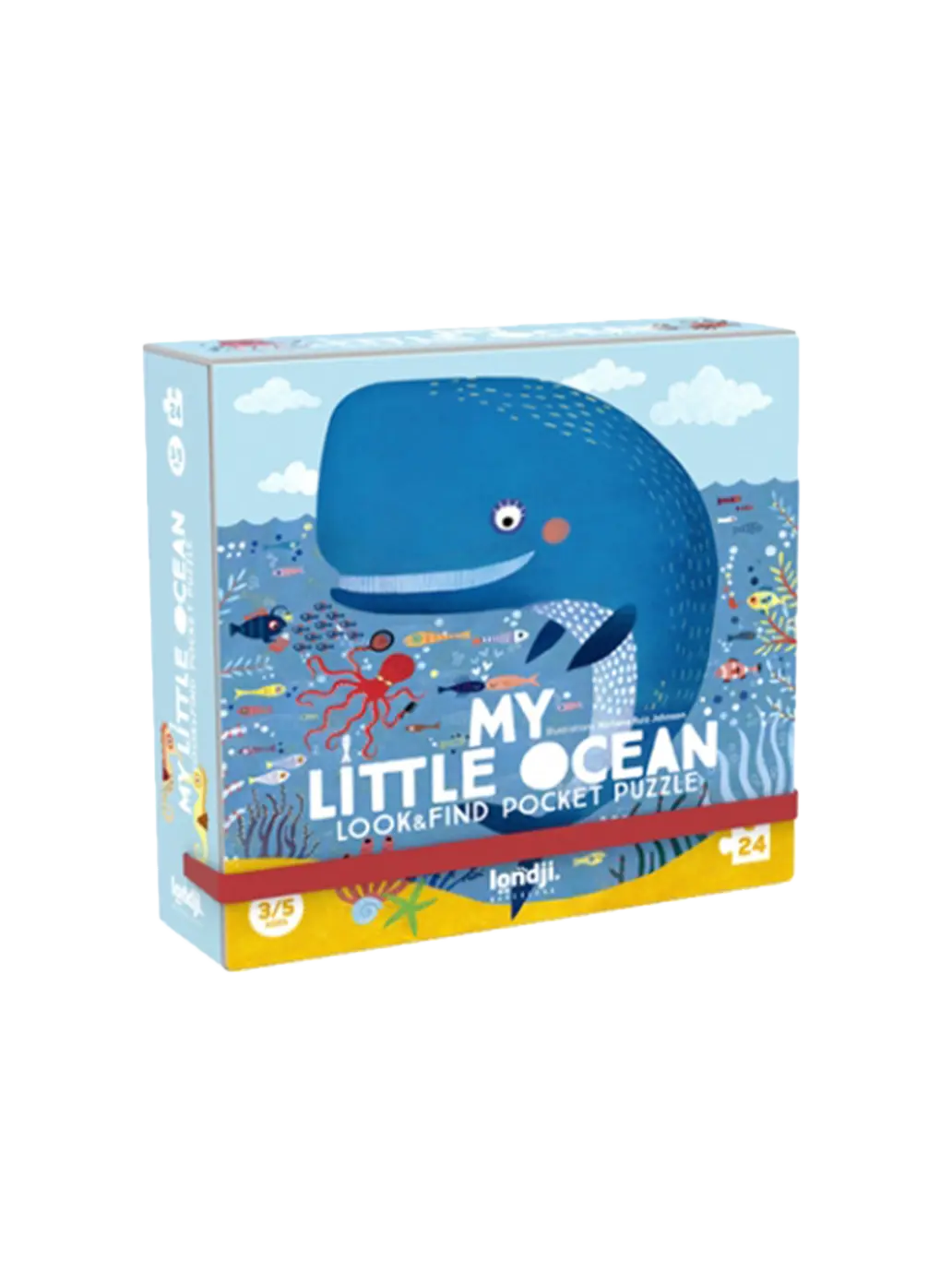 Puzzle kieszonkowe dla dzieci My Little Ocean Londji BÉBÉ Concept