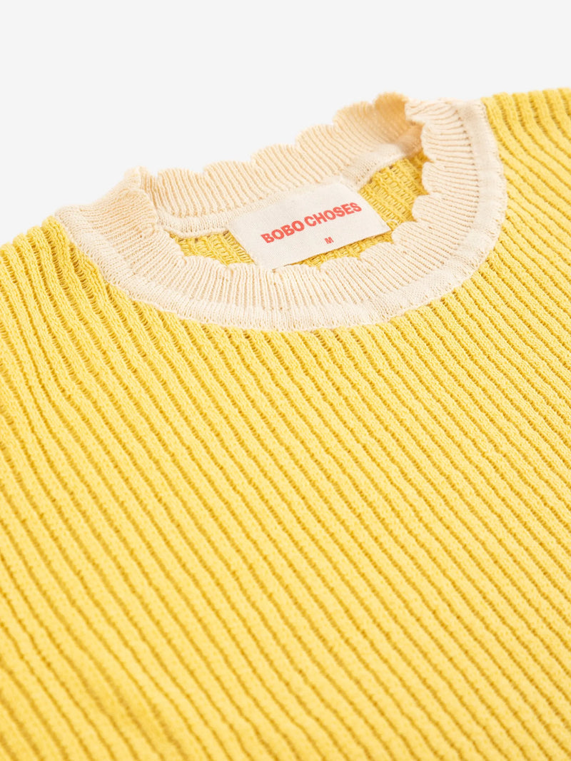Openwork knitted cotton jumper Bobo Choses BEBE Concept 