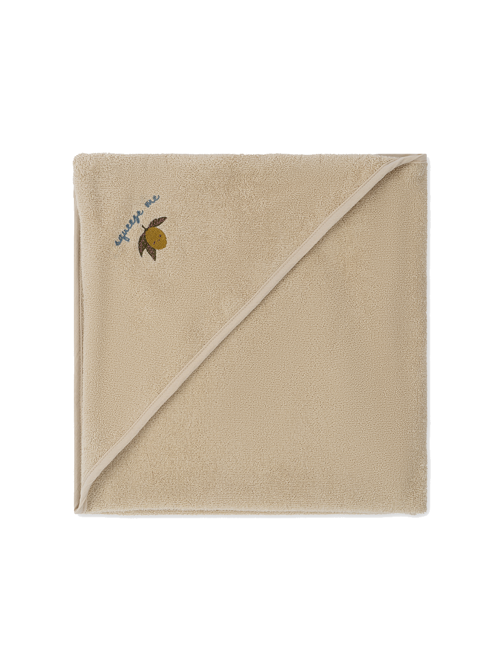 Ręcznik niemowlęcy z kapturkiem LEMON