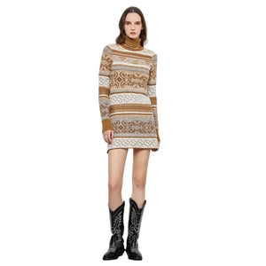 OUTLET Damska sukienka z wełną alpaki | rozm. L bébé concept BEBE Concept 