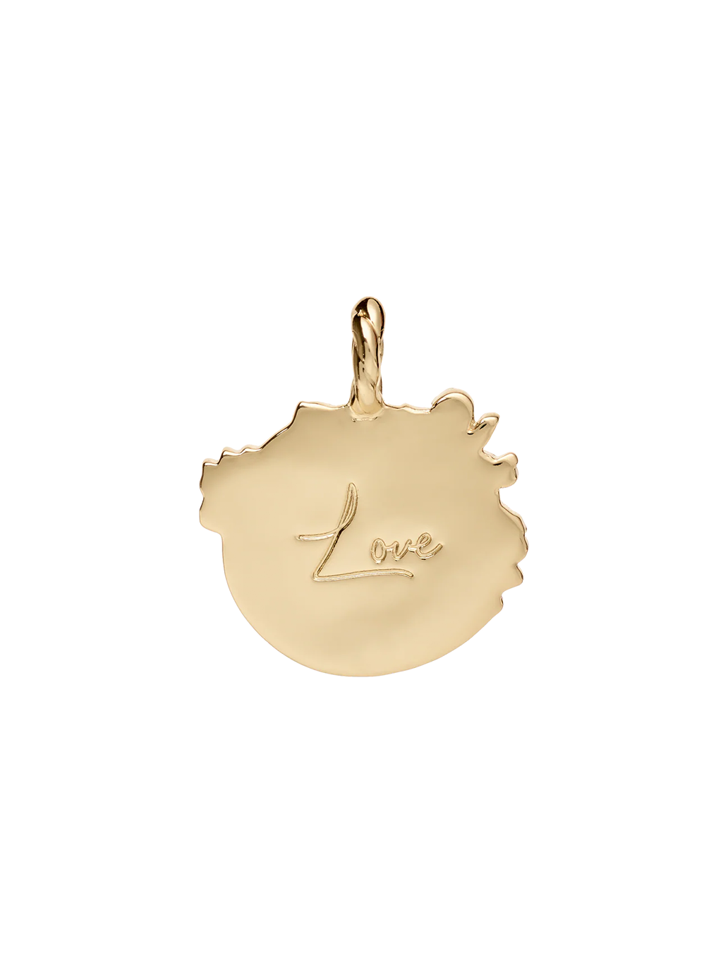 Pozłacana zawieszka Memorable Charm Love LOVE