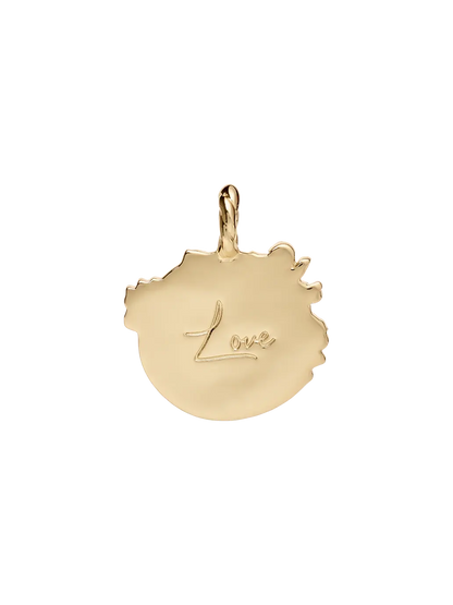 Pozłacana zawieszka Memorable Charm Love Anna + Nina BÉBÉ Concept 