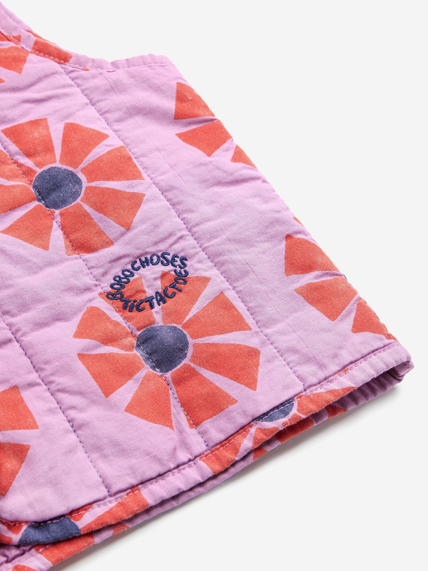 Kaleidoscope all over quilted woven vest Kids Bobo Choses BÉBÉ Concept 