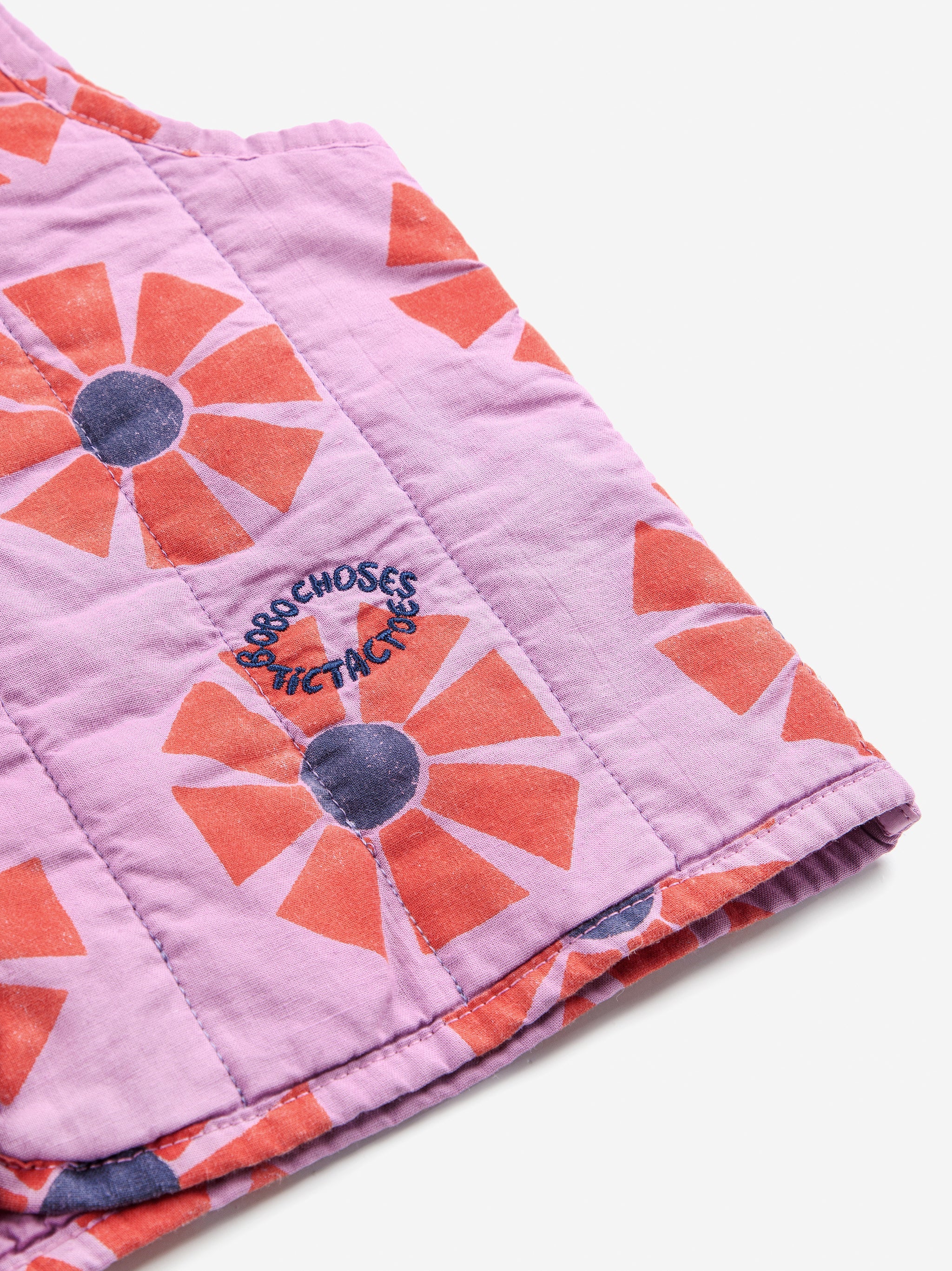 Kaleidoscope all over quilted woven vest Kids Bobo Choses BÉBÉ Concept 