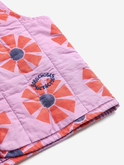 Kaleidoscope all over quilted woven vest Kids Bobo Choses BÉBÉ Concept 