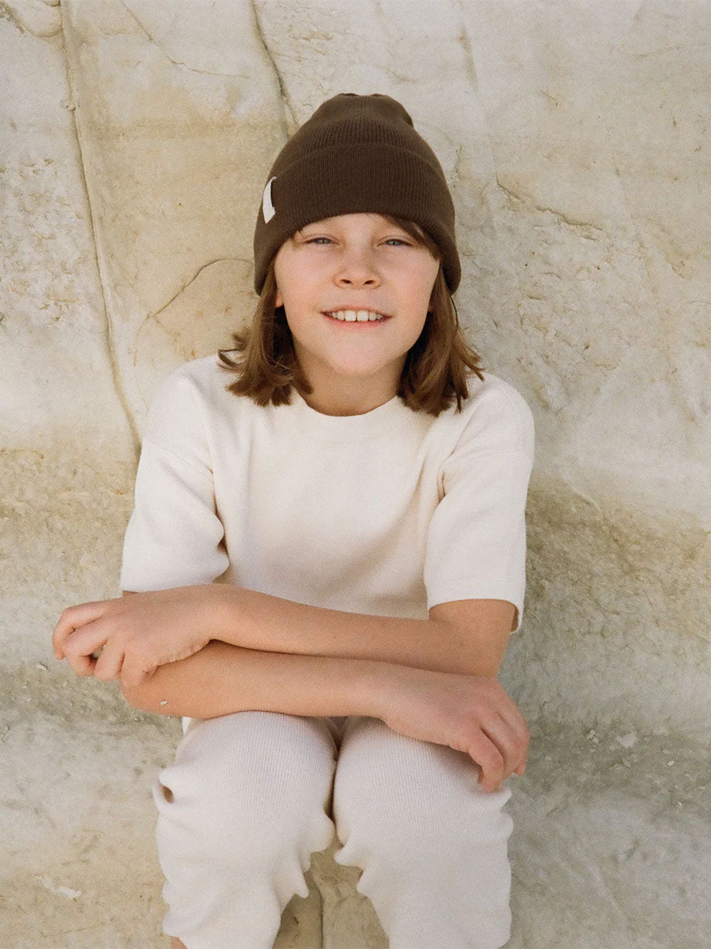 Cienka czapka z wełny merino Fine Mille Family BÉBÉ Concept 