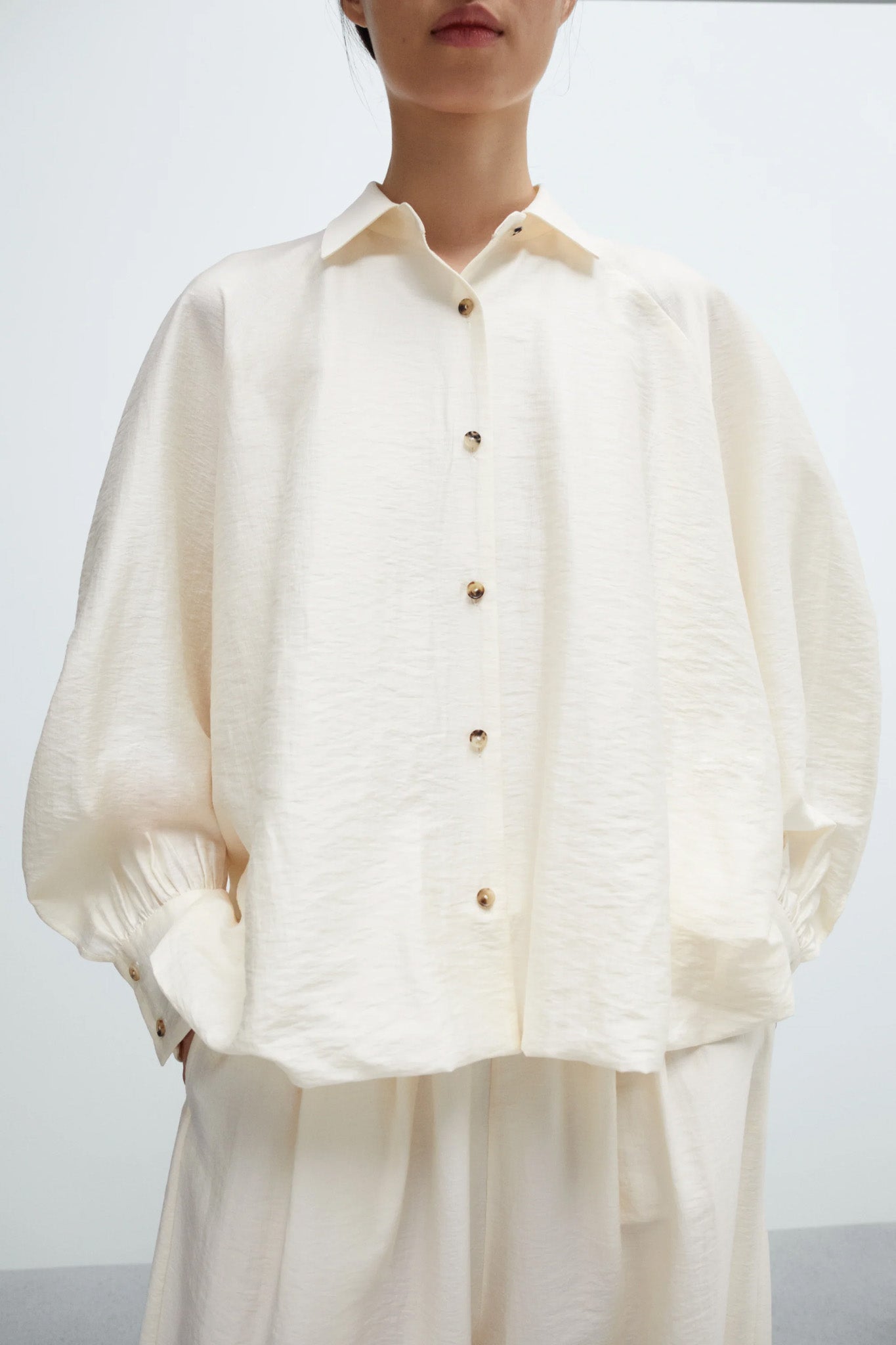 Balloon Shirt MARFIL