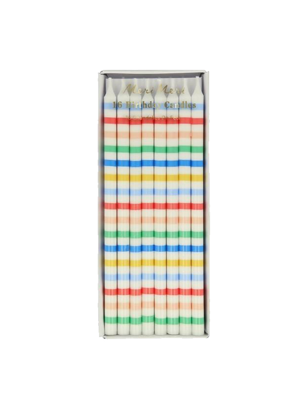 Świeczki urodzinowe Stripe Candles 12 szt. Meri Meri BÉBÉ Concept 