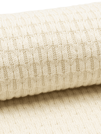 Bawełniany kocyk Fanga Venti Pointelle Blanket Konges Slojd BÉBÉ Concept 